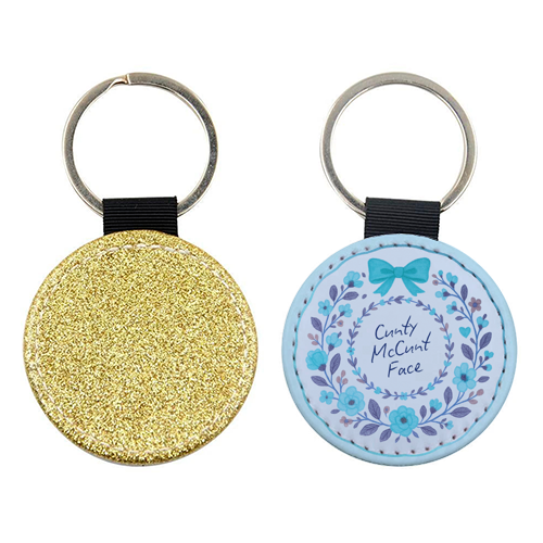 Cunty McCunt Face - keyring by Ms Doodle