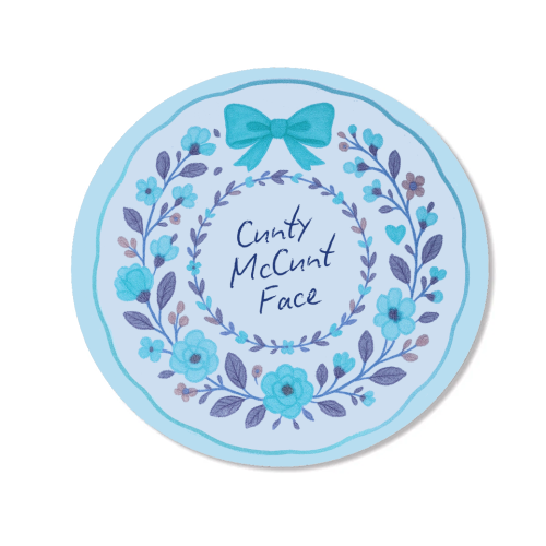 Cunty McCunt Face - Magnet by Ms Doodle