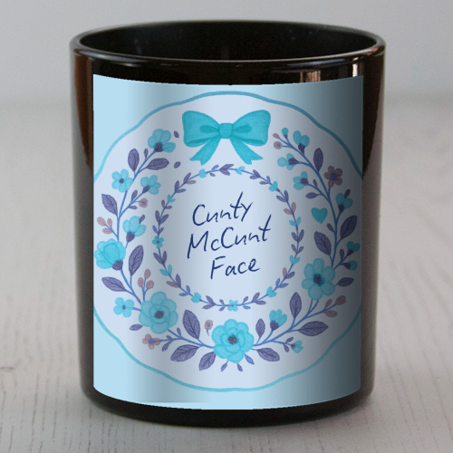 Cunty McCunt Face - scented candle by Ms Doodle