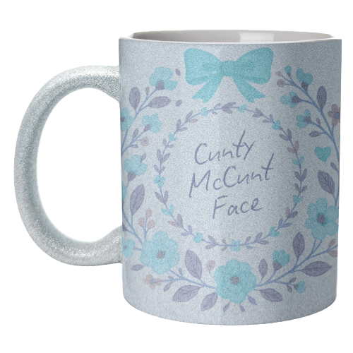 Cunty McCunt Face - unique mug by Ms Doodle