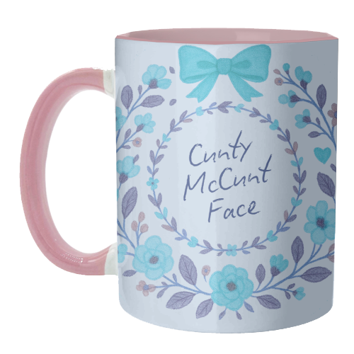 Cunty McCunt Face - unique mug by Ms Doodle