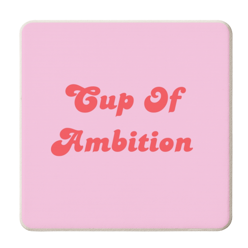 Cup Of Ambition - Dolly - personalised beer coaster by Wallace Elizabeth