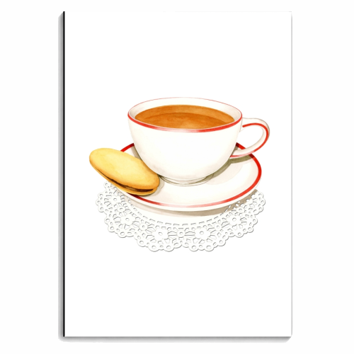 Cup of Tea and a Biccie - personalised A4, A5, A6 notebook by Patricia Shea