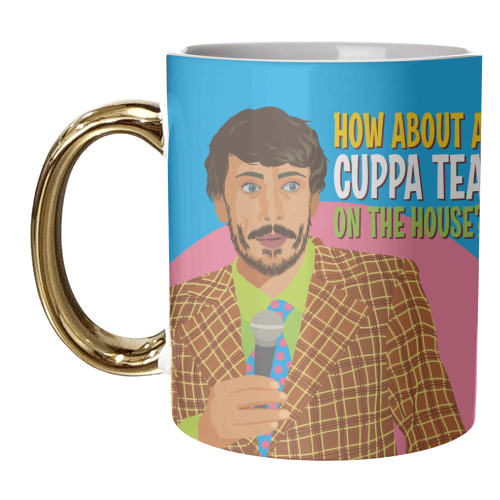 Cuppa Tea On The House - unique mug by Claire Atwood