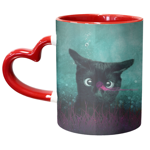 Curiosity - unique mug by DejaReve