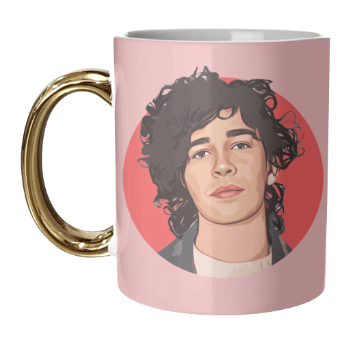 Curly Matt - unique mug by DOLLY WOLFE