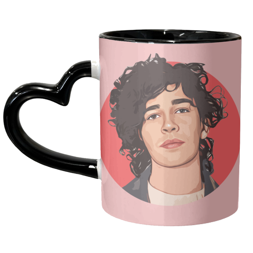 Curly Matt - unique mug by DOLLY WOLFE