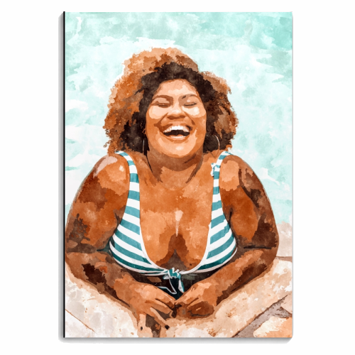 Curvy & Happy - personalised A4, A5, A6 notebook by Uma Prabhakar Gokhale
