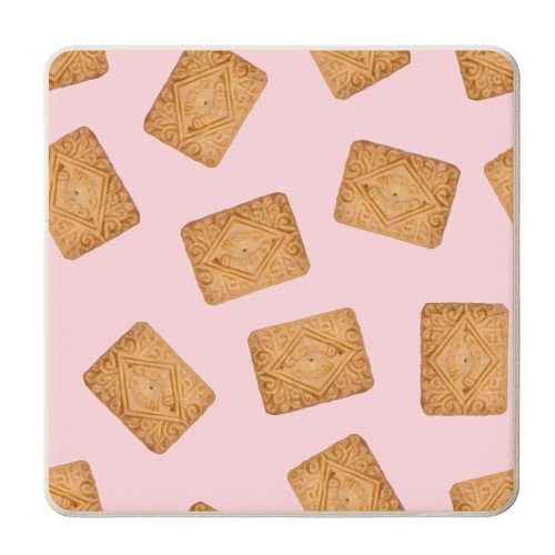 CUSTARD SHOWER - personalised beer coaster by Wallace Elizabeth