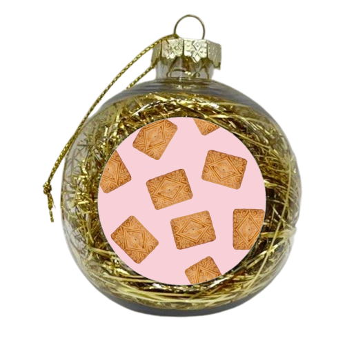 CUSTARD SHOWER - xmas bauble by Wallace Elizabeth
