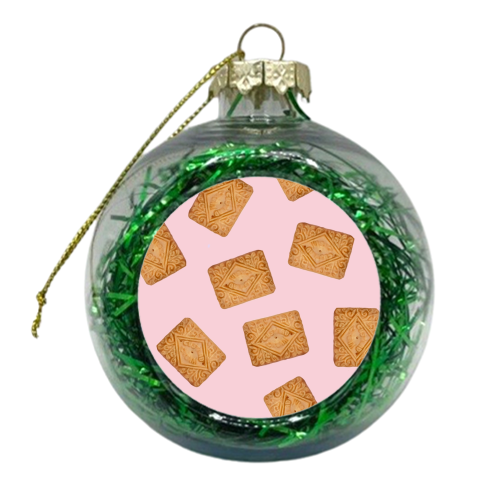CUSTARD SHOWER - xmas bauble by Wallace Elizabeth