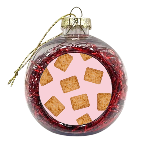 CUSTARD SHOWER - xmas bauble by Wallace Elizabeth