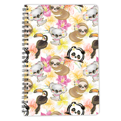 CUTE ANIMALS - personalised A4, A5, A6 notebook by Anastasios Konstantinidis