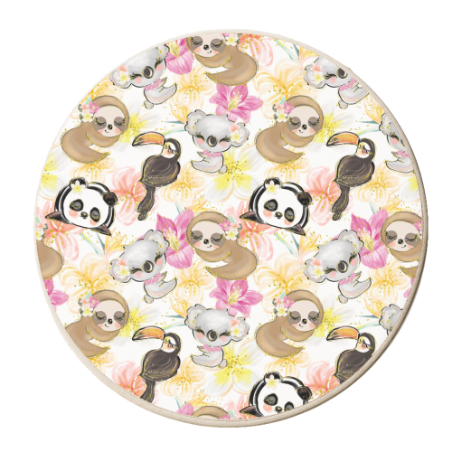 CUTE ANIMALS - personalised beer coaster by Anastasios Konstantinidis