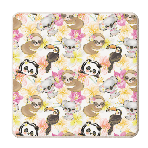 CUTE ANIMALS - personalised beer coaster by Anastasios Konstantinidis