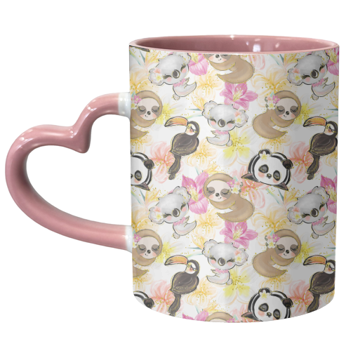 CUTE ANIMALS - unique mug by Anastasios Konstantinidis