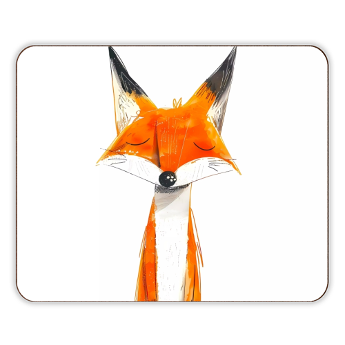 Cute fox - designer placemat by haris kavalla