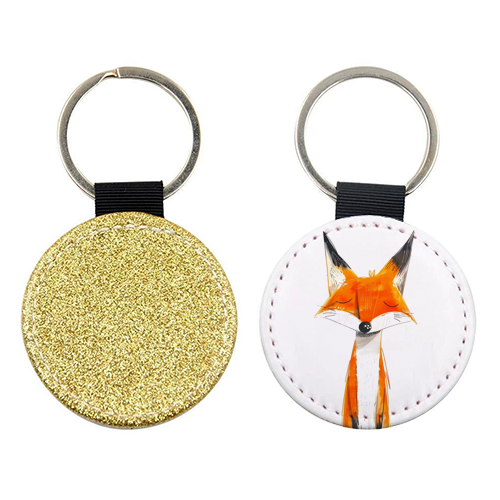 Cute fox - keyring by haris kavalla