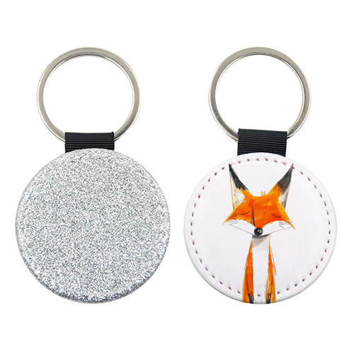 Cute fox - keyring by haris kavalla