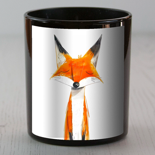Cute fox - scented candle by haris kavalla