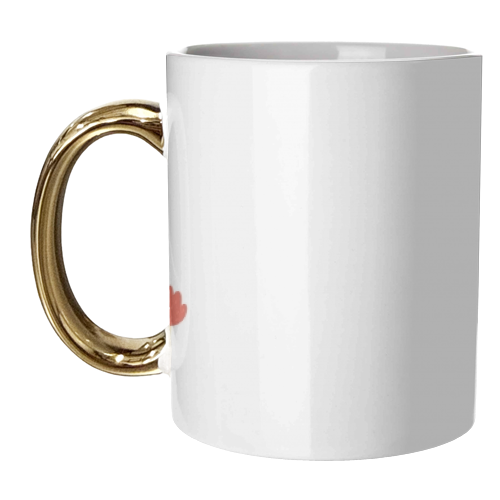 Cute Little Lion - unique mug by Claire Stamper