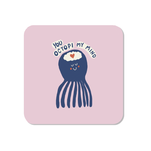 Cute Octopus Love - Magnet by Giddy Kipper