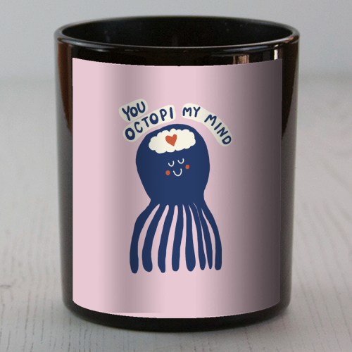 Cute Octopus Love - scented candle by Giddy Kipper