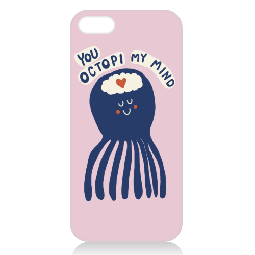 Cute Octopus Love - unique phone case by Giddy Kipper