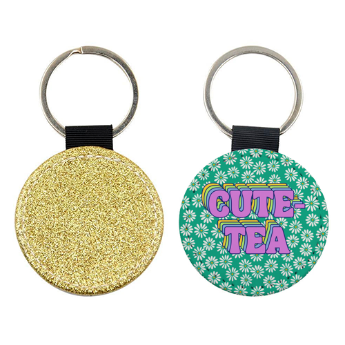 Cute-Tea - keyring by Nida Designs
