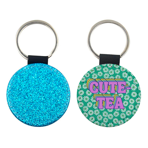 Cute-Tea - keyring by Nida Designs