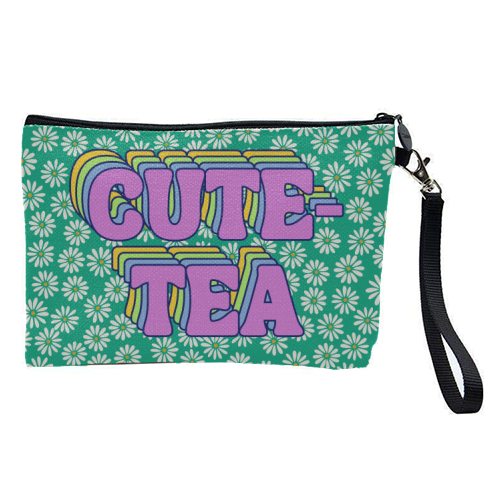 Cute-Tea - pretty makeup bag by Nida Designs