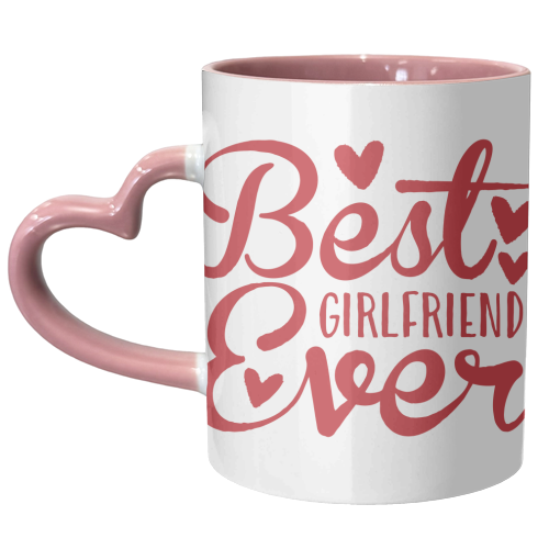 Cute Valentine's Day Girlfriend Giftware - unique mug by AbiGoLucky