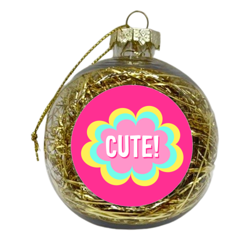 Cute! - xmas bauble by Adam Regester