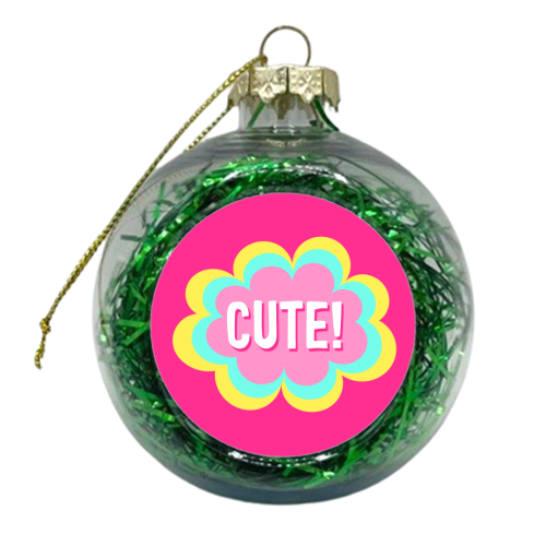 Cute! - xmas bauble by Adam Regester