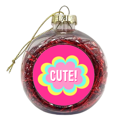 Cute! - xmas bauble by Adam Regester