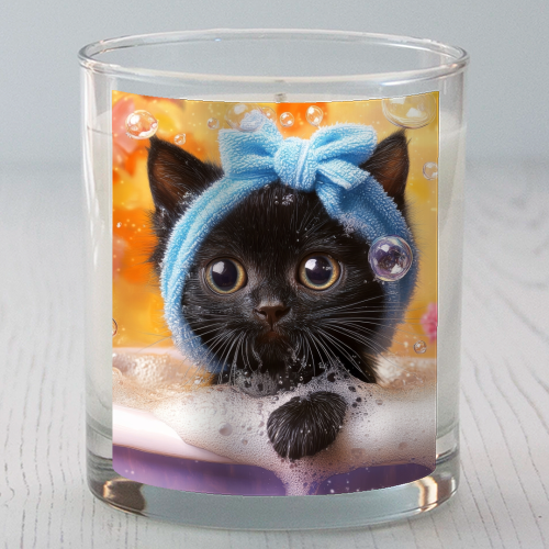 Cutie in the bathtub - scented candle by DejaReve