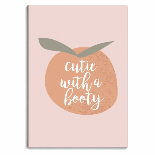 Cutie with A Booty - personalised A4, A5, A6 notebook by Toni Scott