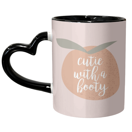 Cutie with A Booty - unique mug by Toni Scott