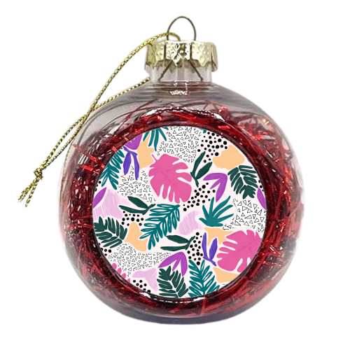 Cutting Shapes - Tropical - xmas bauble by Dizzywonders