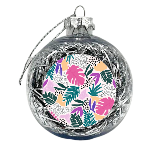 Cutting Shapes - Tropical - xmas bauble by Dizzywonders