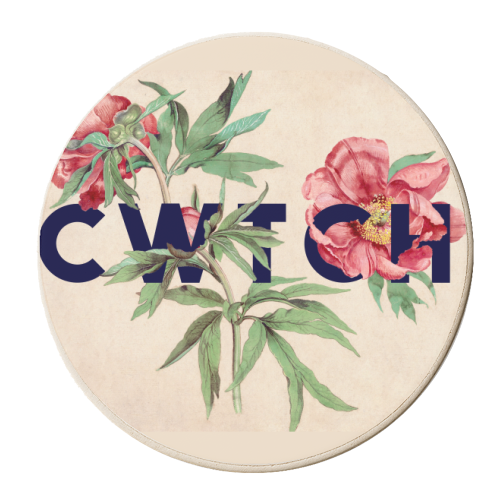 CWTCH - personalised beer coaster by The 13 Prints