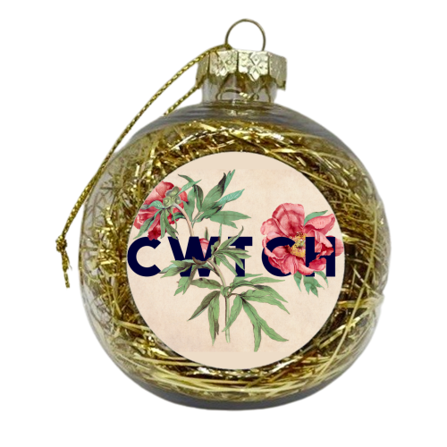 CWTCH - xmas bauble by The 13 Prints