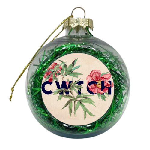 CWTCH - xmas bauble by The 13 Prints