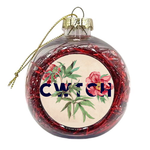 CWTCH - xmas bauble by The 13 Prints
