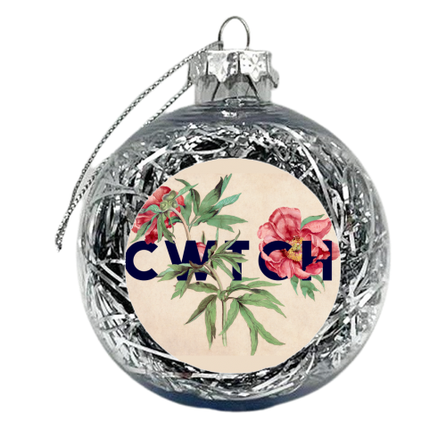 CWTCH - xmas bauble by The 13 Prints