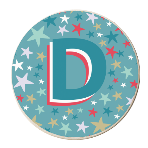 D - personalised beer coaster by The Boy and the Bear