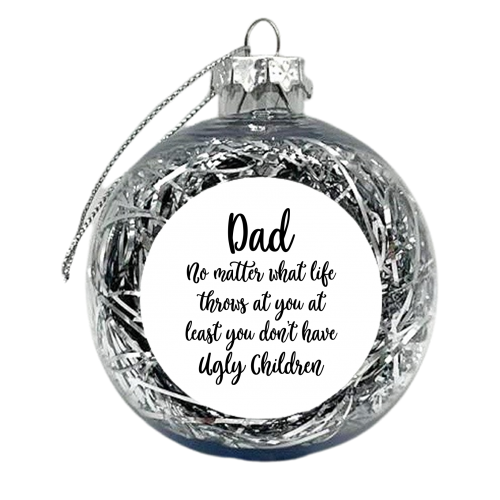 dad - xmas bauble by Anastasios Konstantinidis