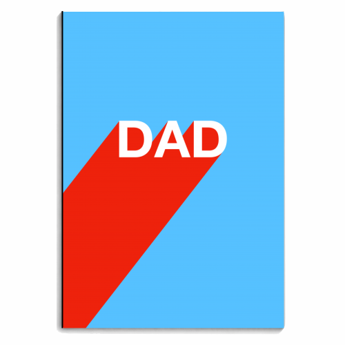 DAD - personalised A4, A5, A6 notebook by Adam Regester