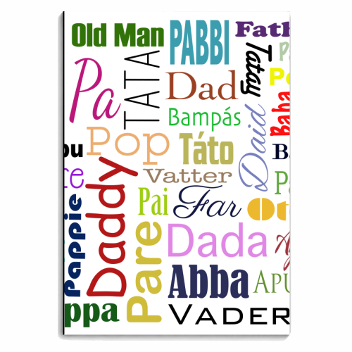 Dad - personalised A4, A5, A6 notebook by Kitty & Rex Designs