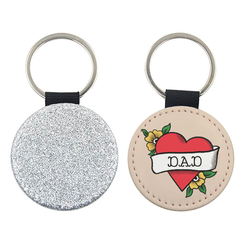 Dad Tattoo - keyring by The Queer Store